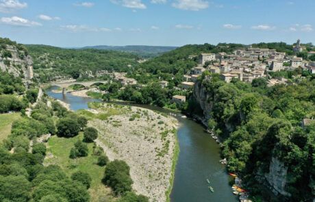 Descentes en canoës sur l'Ardèche